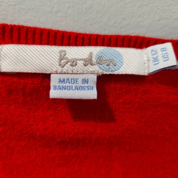 Boden Red Women's Cardigan Sweater - Picture 4 of 7